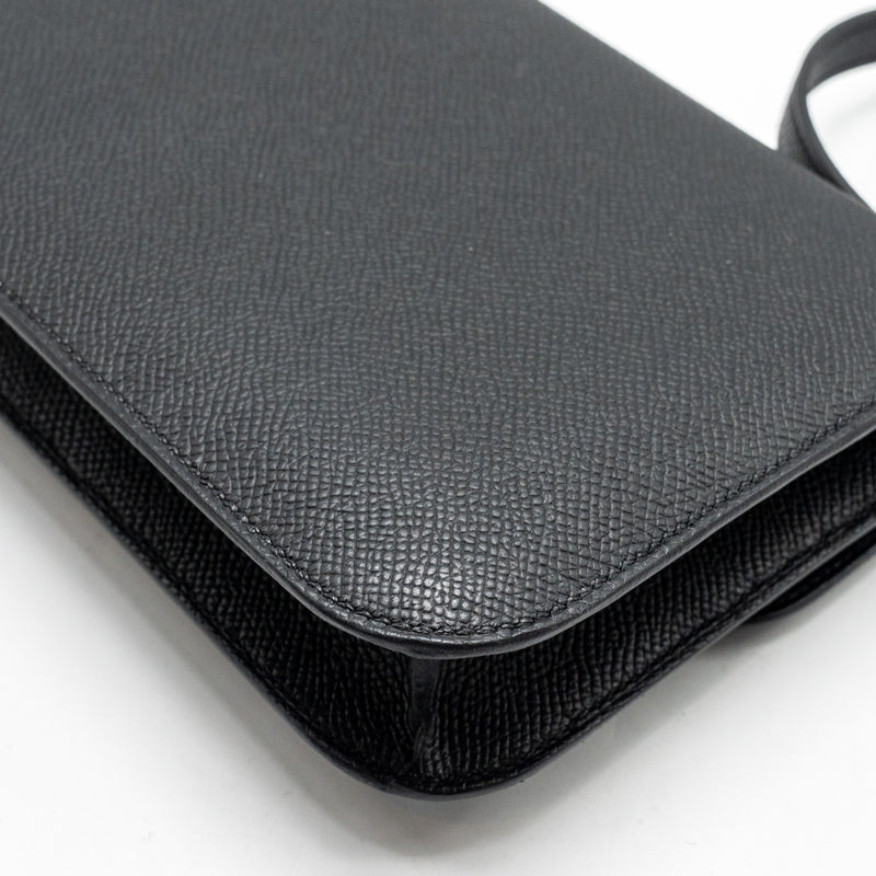 Hermes Constance Elan Epsom Black GHW Stamp W