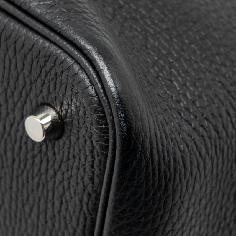 HERMES Picotin22 Lock Bag Clemence Black SHW Stamp B