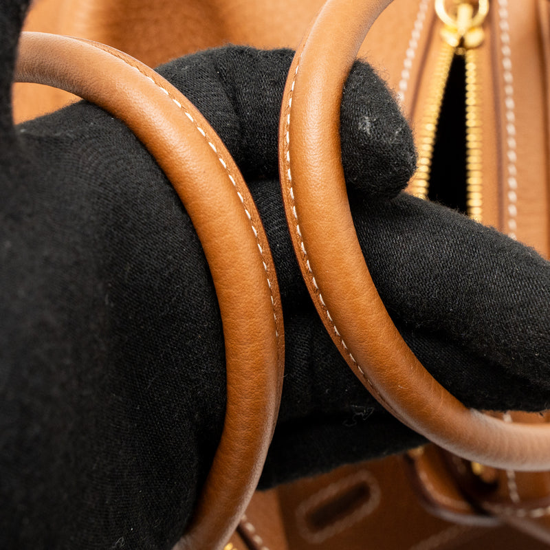 Hermes Lindy 26 Clemence Gold GHW Stamp B