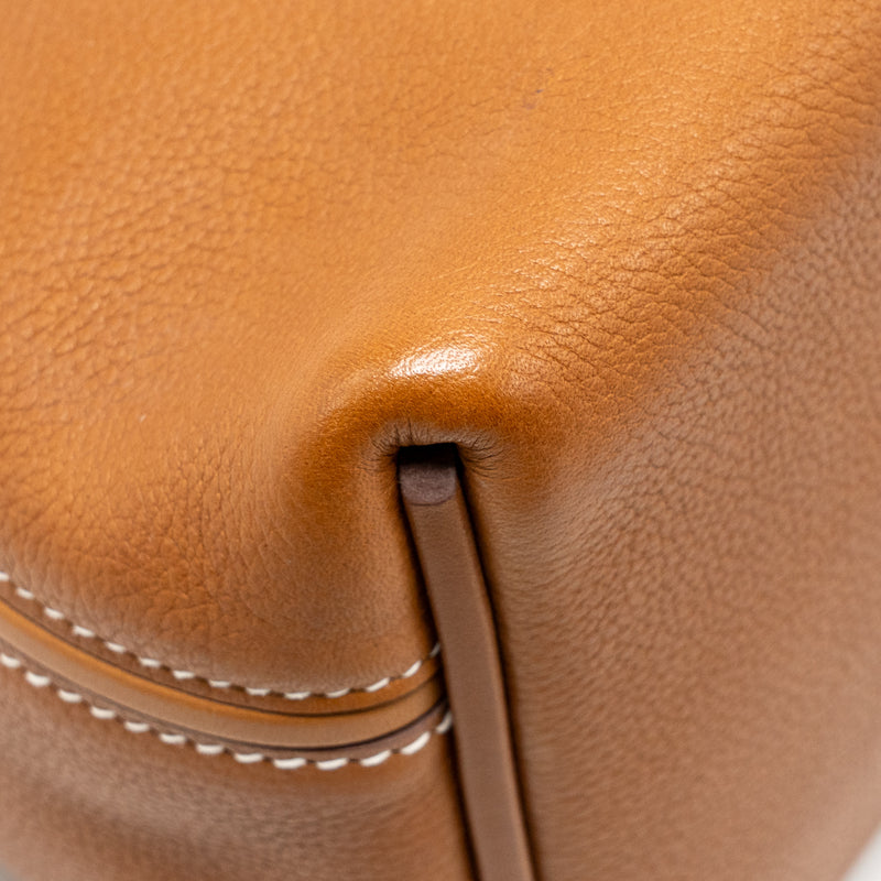 Hermes 24/24 2424 - 29 bag barenia faubourg fauve SHW stamp D