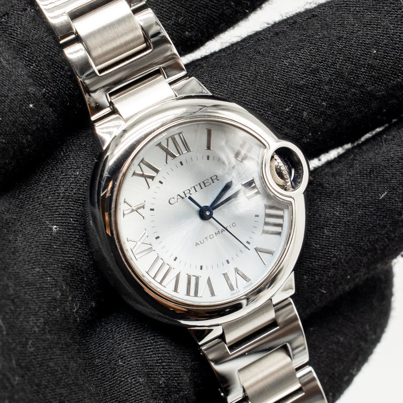 Cartier Ballon Bleu De Cartier Watch 33mm, Automatic, Steel, Model: WSBB0062