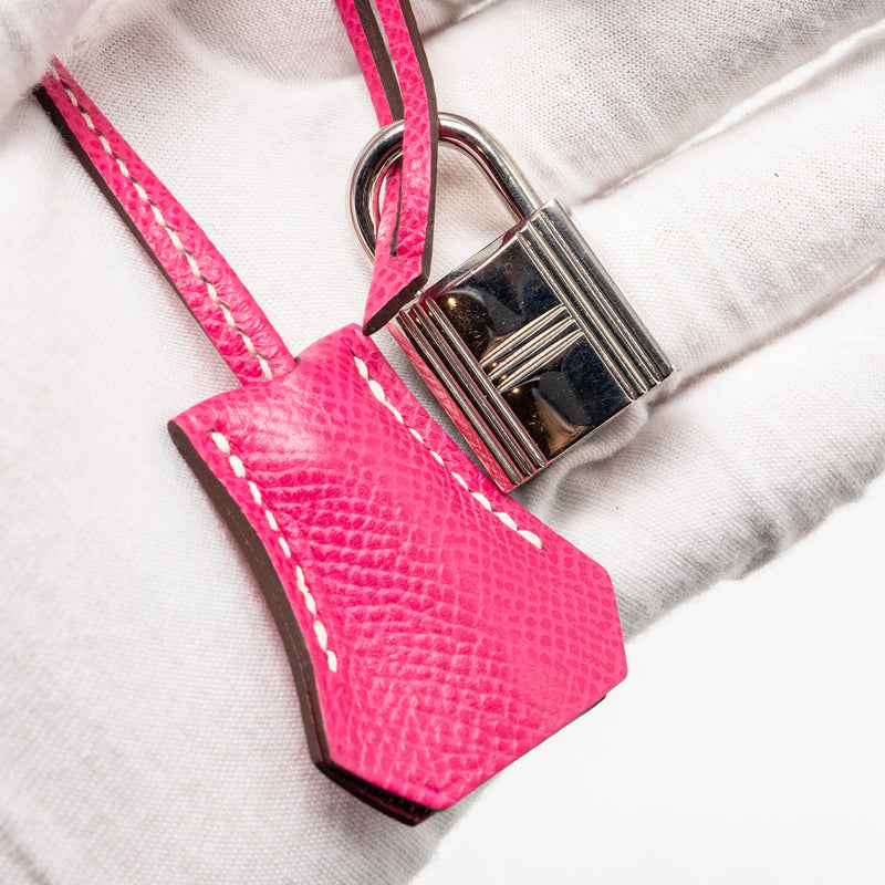Hermes Birkin 30 Epsom rose tyrien SHW stamp square O