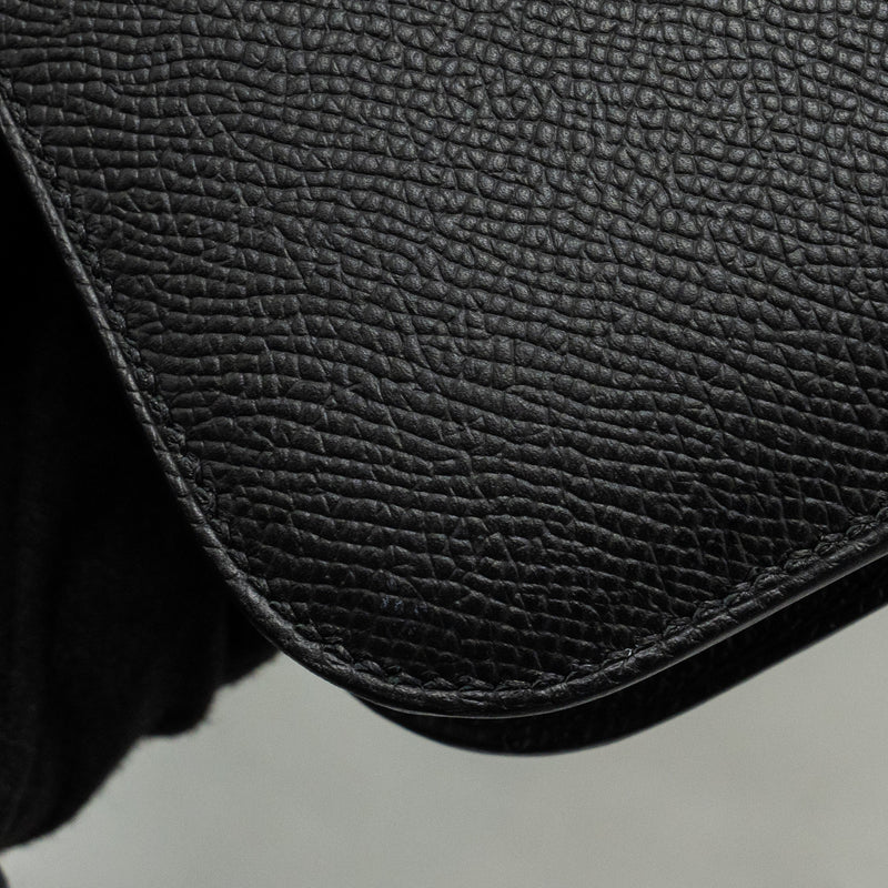 Hermes Constance Elan Epsom Black GHW Stamp W