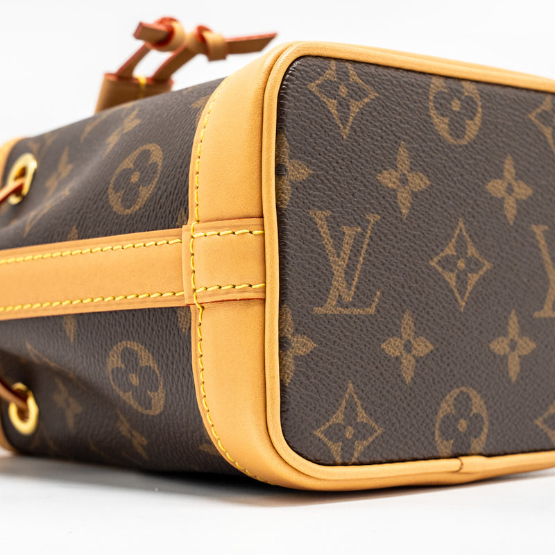 Louis Vuitton Nano Noe Monogram Canvas GHW