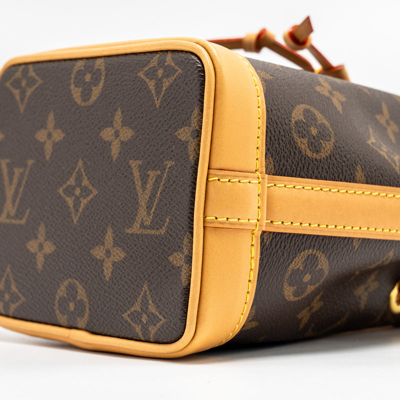 Louis Vuitton Nano Noe Monogram Canvas GHW