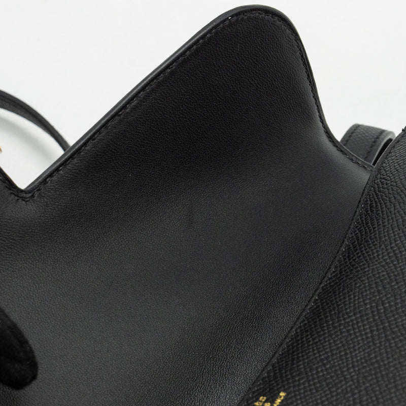 Hermes Constance Elan Epsom Black GHW Stamp W