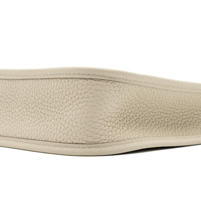 Hermes Mini Evelyn Clemence Beton SHW Stamp B