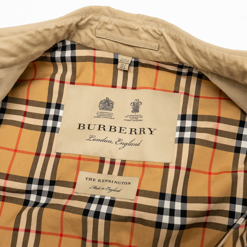 Burberry Size UK8 The Kensington Medium Coat Cotton Brown