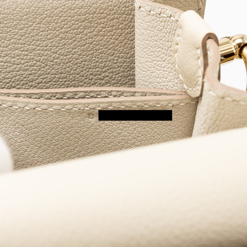 Hermes Roulis 23 Evercolor 8L Beton GHW Stamp D