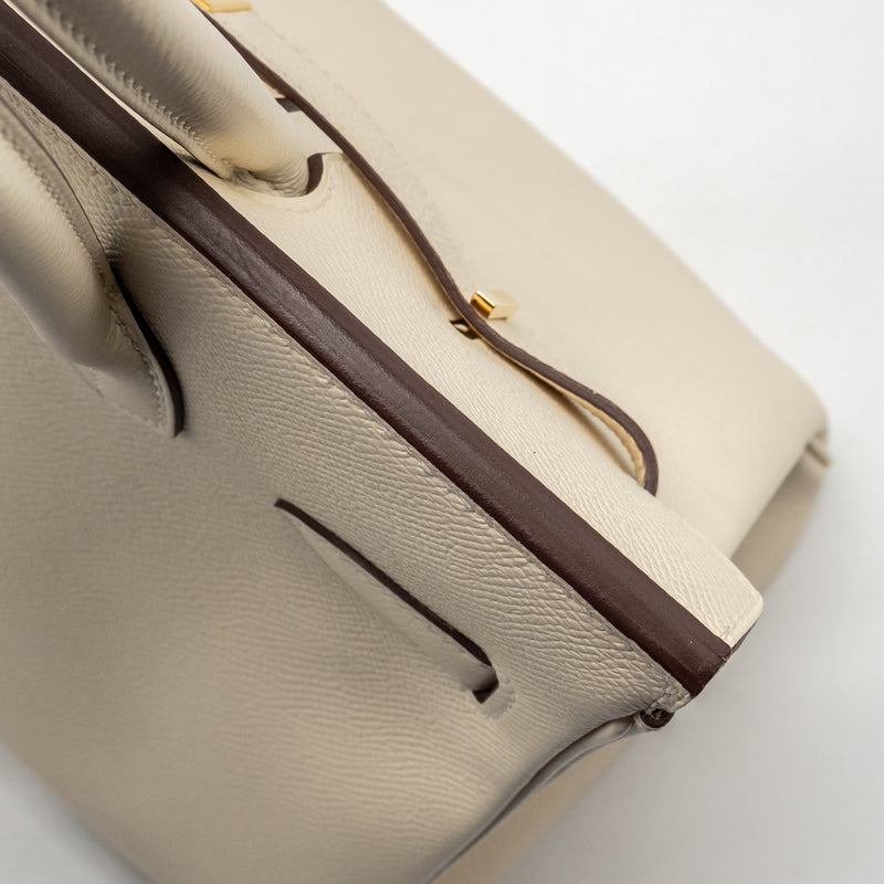 Hermes Birkin 30 Epsom Nata GHW stamp Z