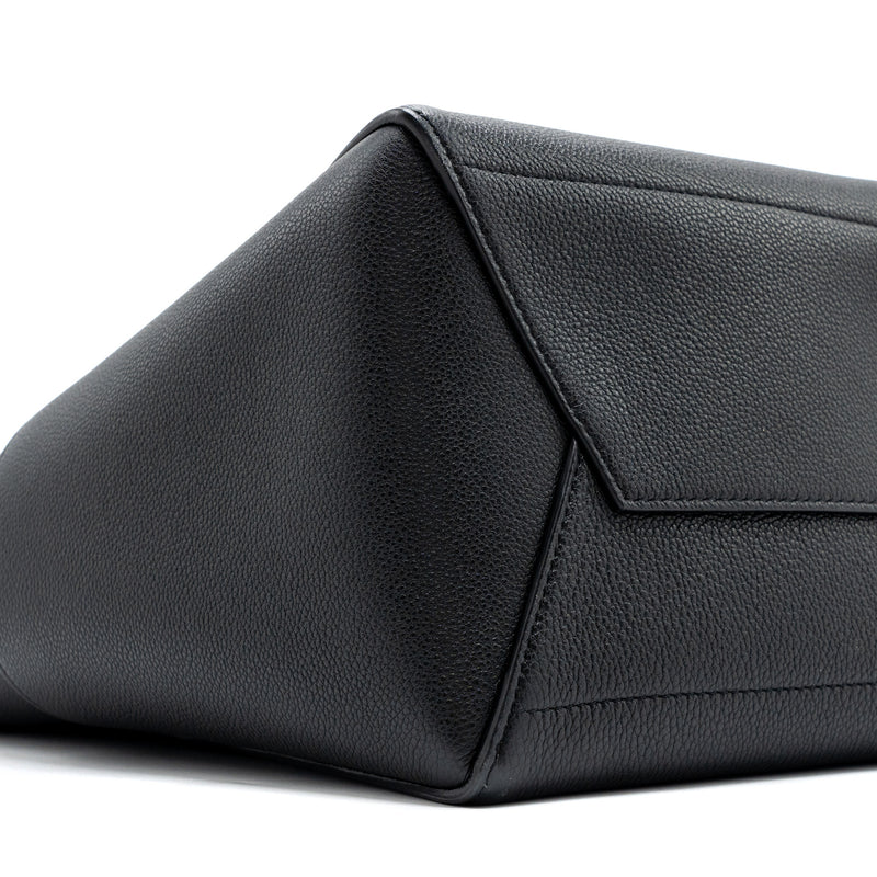 Celine Sangle Bucket Bag Grained Calfskin Black GHW