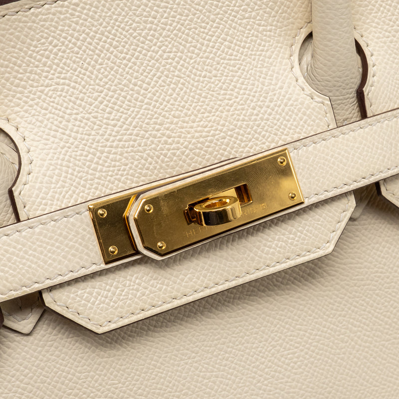 Hermes Birkin 30 Epsom Nata GHW stamp Z