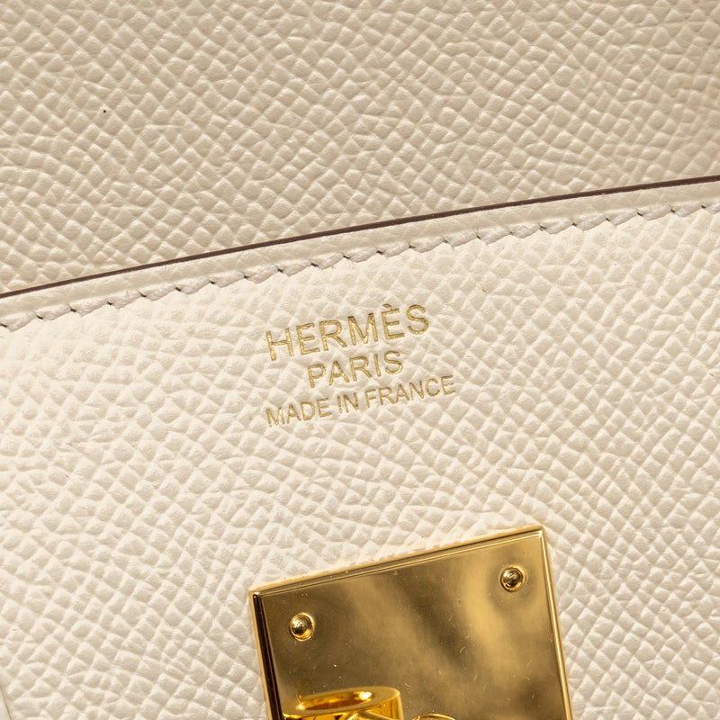 Hermes Birkin 30 Epsom Nata GHW stamp Z