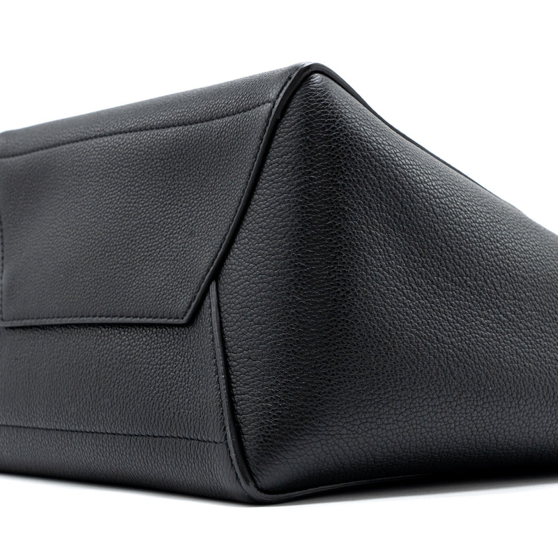 Celine Sangle Bucket Bag Grained Calfskin Black GHW