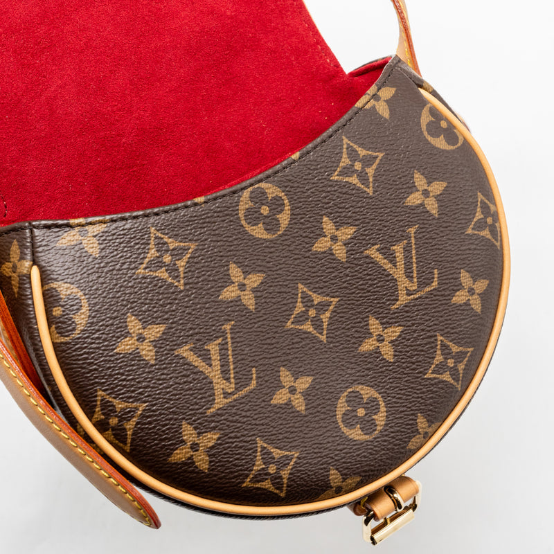 Louis Vuitton tambourin bag monogram canvas GHW