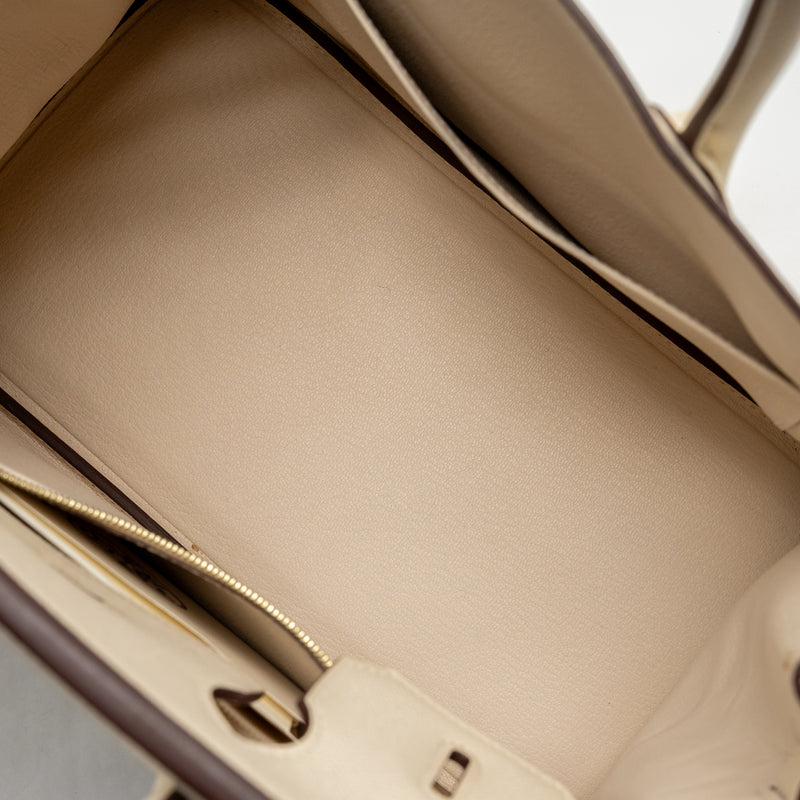 Hermes Birkin 30 Epsom Nata GHW stamp Z