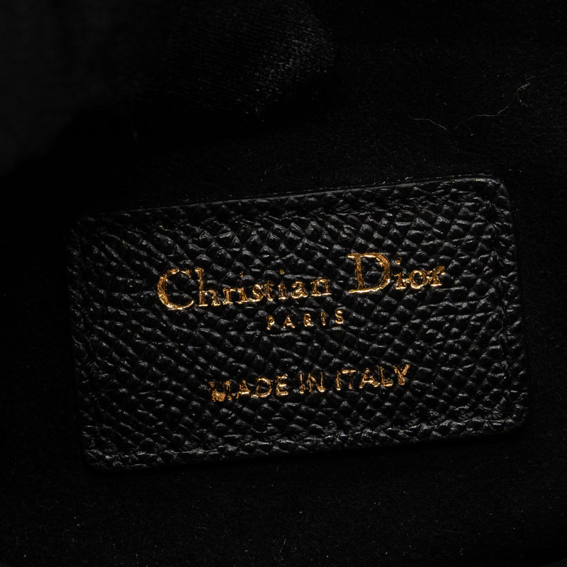 Dior Mini Saddle Bag Calfskin Black GHW