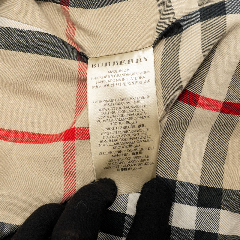 Burberry Size UK2 Short Trench Coat Beige