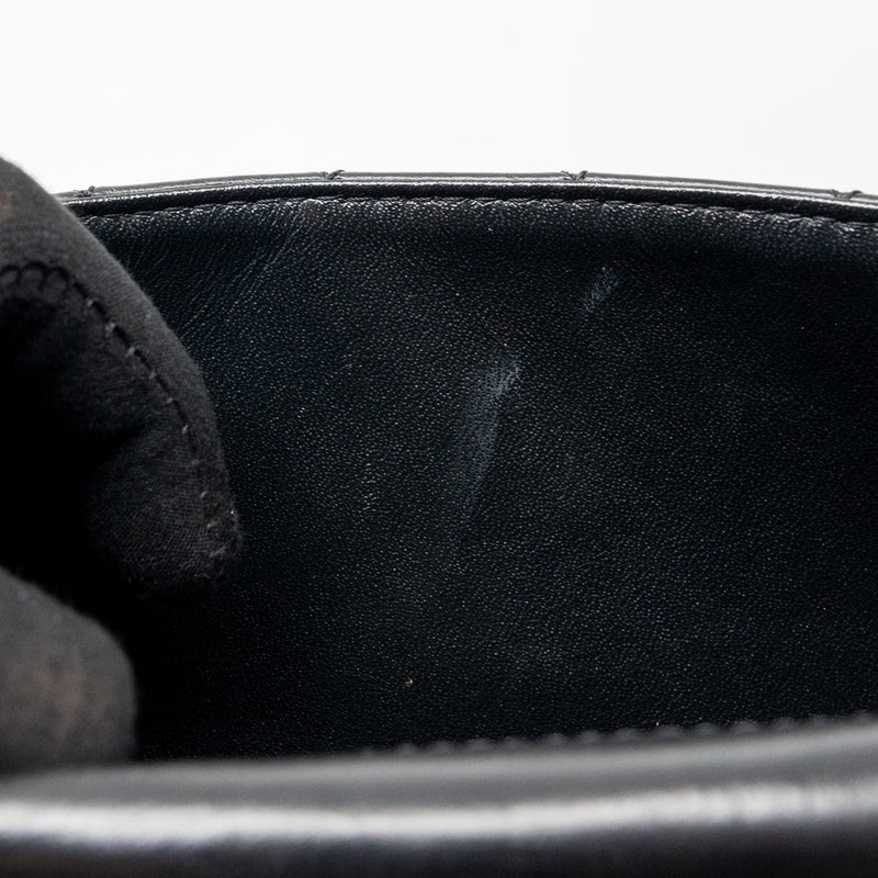 Chanel mini 2.55 reissue flap bag aged calfskin black GHW