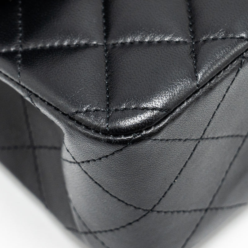 Chanel Small Classic Double Flap Bag Lambskin Black GHW