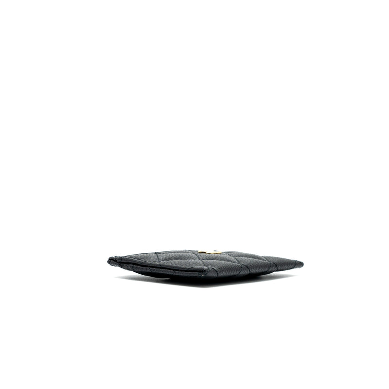Chanel Classic Card Holder Caviar Black GHW (Microchip)