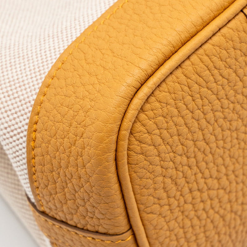 Hermes Neo Garden Party 23 Canvas/Negonda Beige/Naturel Sable SHW Stamp K