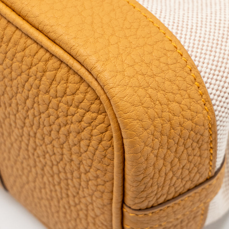 Hermes Neo Garden Party 23 Canvas/Negonda Beige/Naturel Sable SHW Stamp K