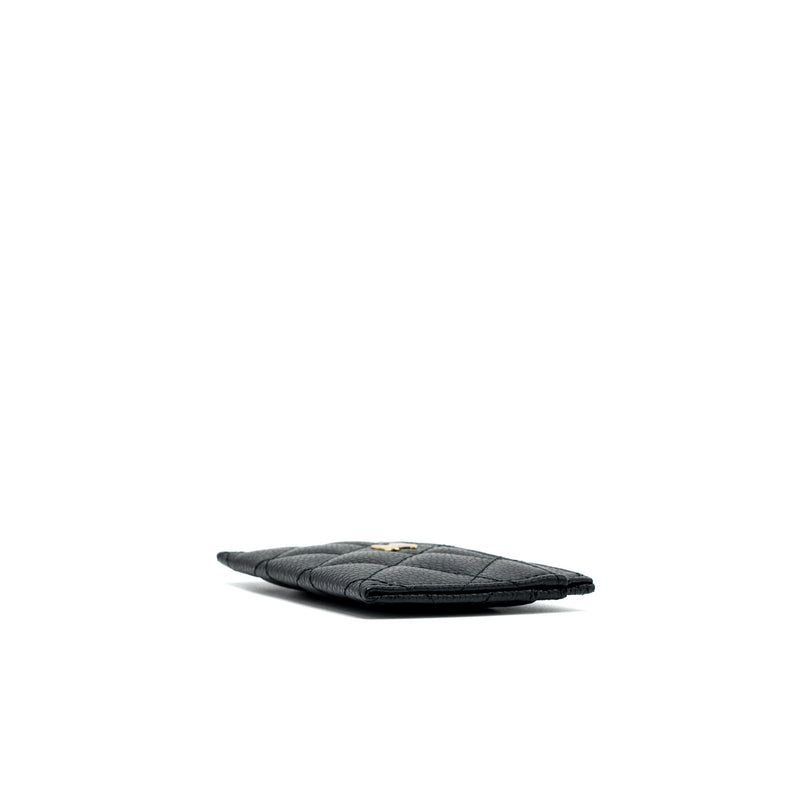 Chanel Classic Card Holder Caviar Black GHW (Microchip)