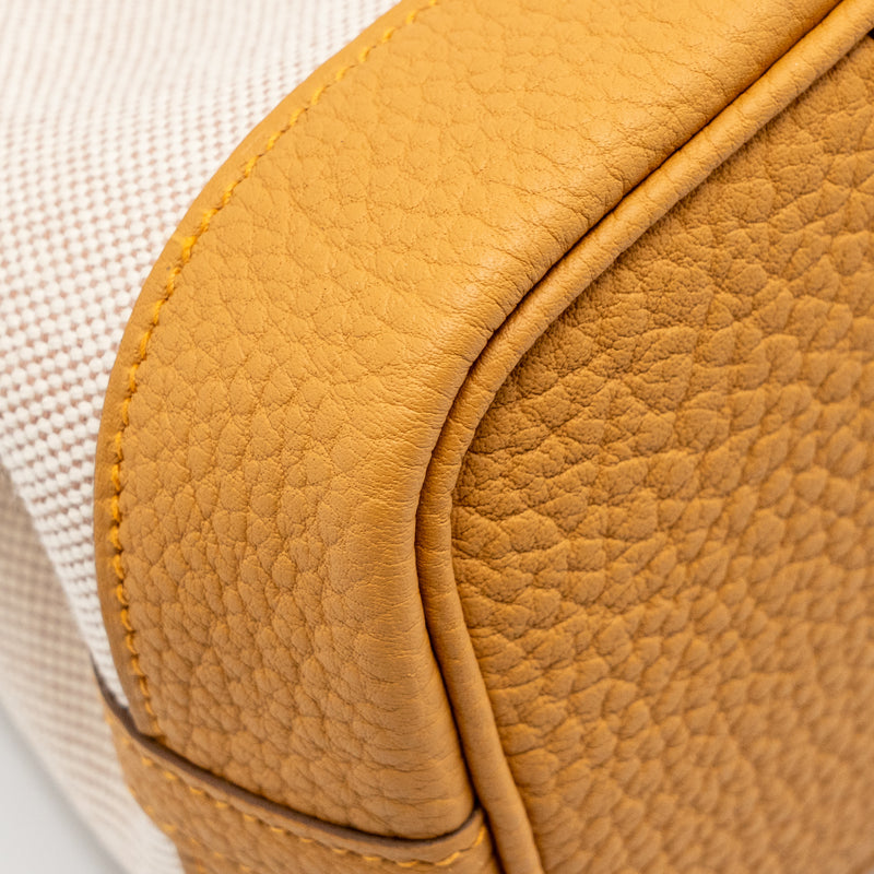 Hermes Neo Garden Party 23 Canvas/Negonda Beige/Naturel Sable SHW Stamp K
