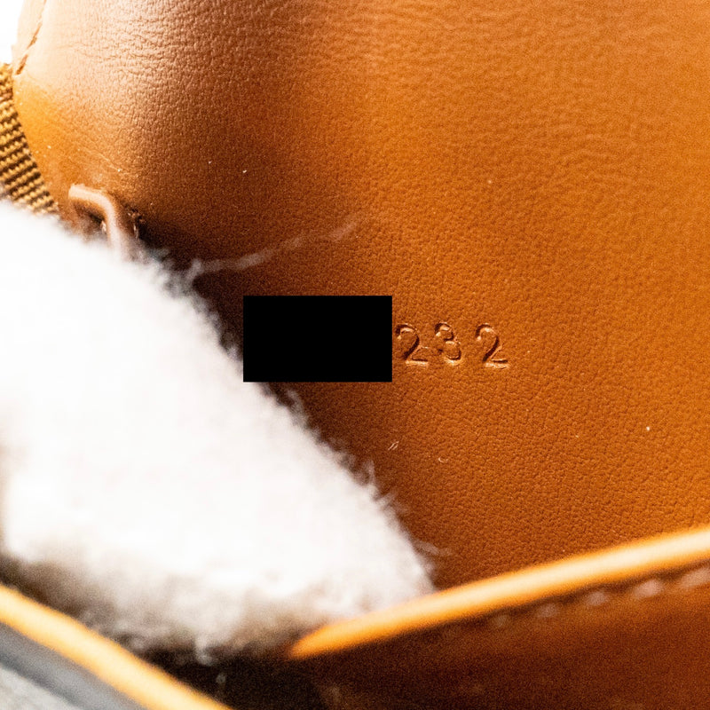 Celine Mini Claud bag triomphe canvas / calfskin tan GHW