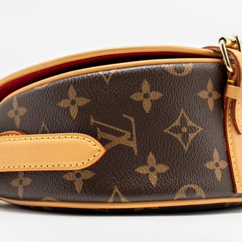 Louis Vuitton tambourin bag monogram canvas GHW