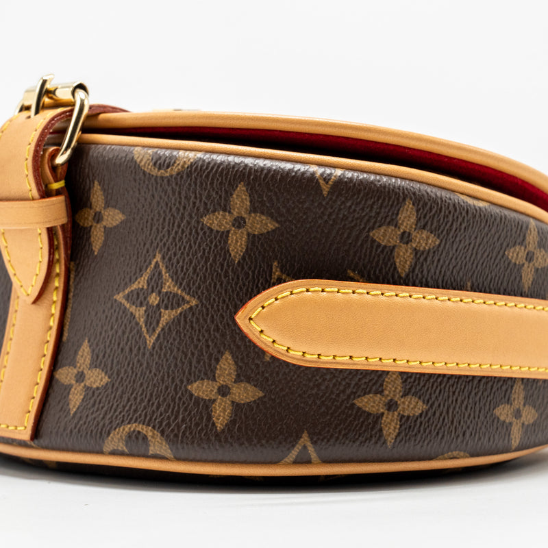 Louis Vuitton tambourin bag monogram canvas GHW