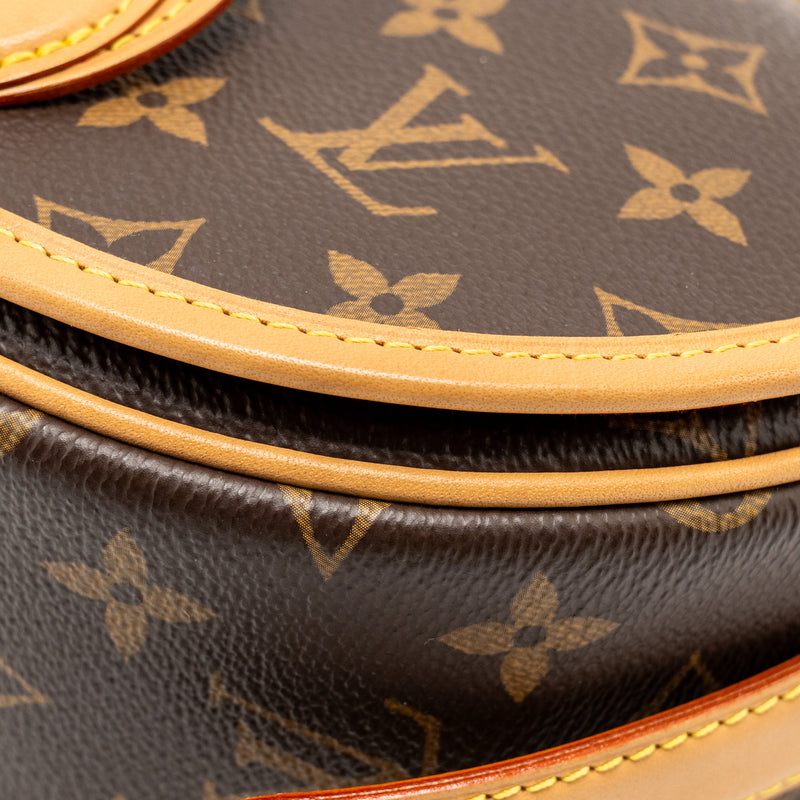 Louis Vuitton tambourin bag monogram canvas GHW