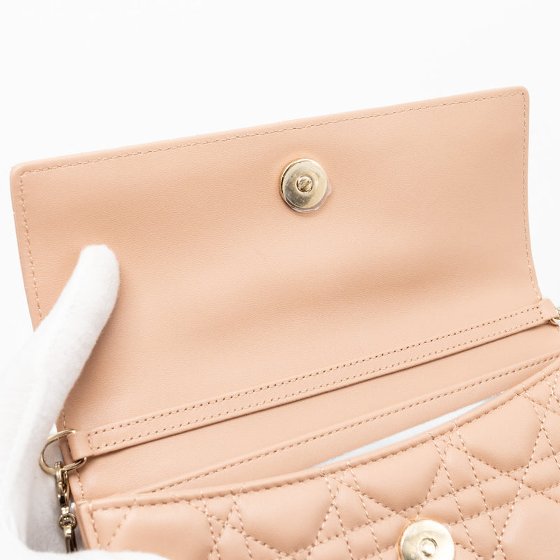 Dior My Dior Mini Bag lambskin beige LGHW