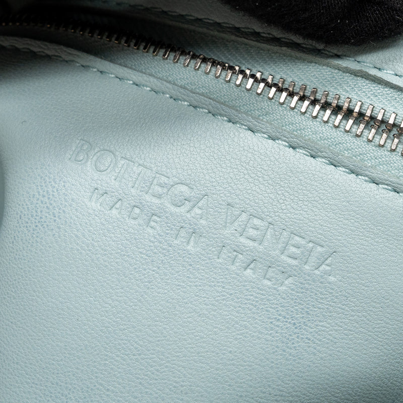 Bottega Veneta Classic Cassette Bag Lambskin Light Blue SHW