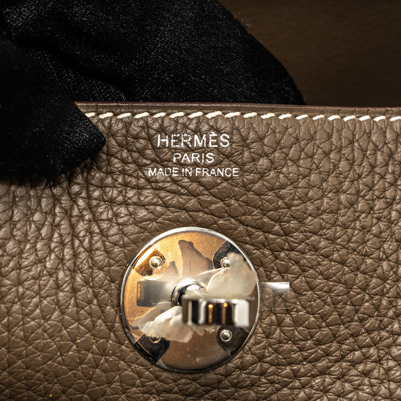 Hermes Lindy 26 Clemence Etoupe SHW Stamp D