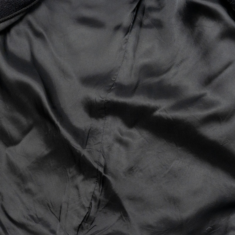 Miu Miu Size 40 Lace Buttoned Jacket Virgin Wool/Polyamide/Silk Black GHW