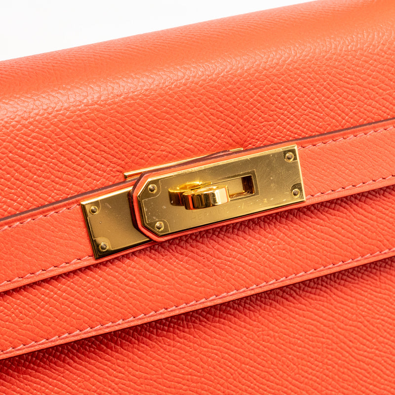 Hermes Kelly 32 Epsom T5 Rose Jaipur GHW Stamp T