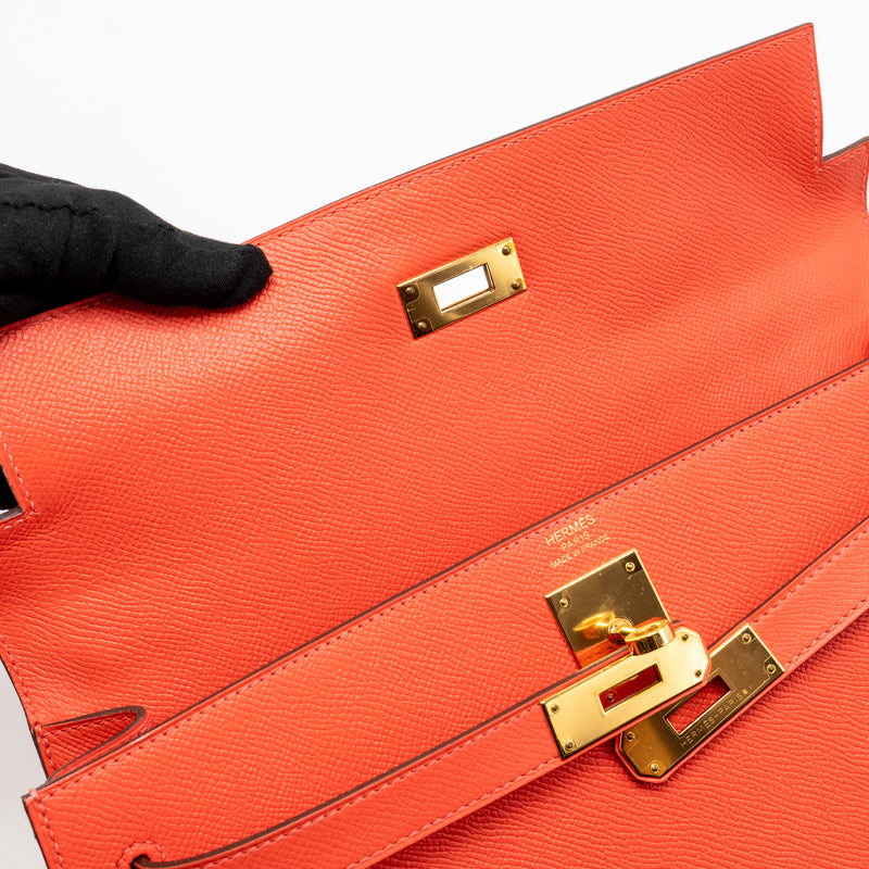 Hermes Kelly 32 Epsom T5 Rose Jaipur GHW Stamp T
