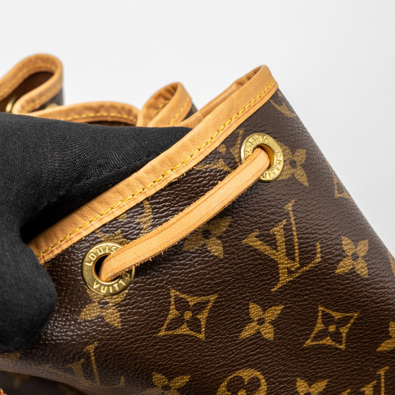 Louis Vuitton noe bucket bag monogram canvas GHW