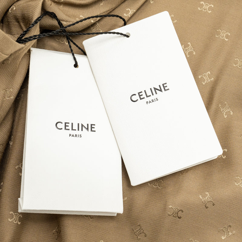 Celine size 42 Trench Coat Laine / Cotton beige