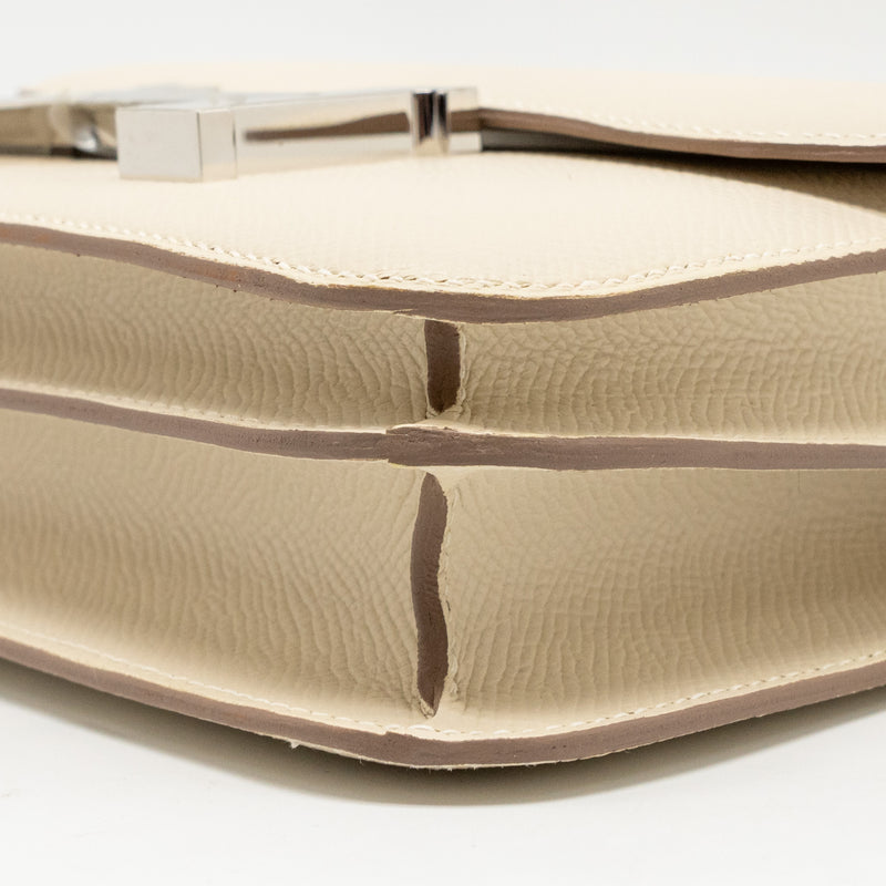 Hermes Mini Constance Epsom Craie SHW Stamp Y