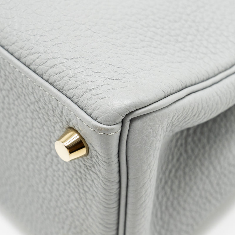 Hermes Kelly 25 Togo Gris Mouette GHW Stamp X