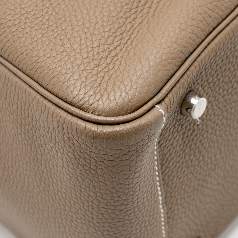 Hermes Lindy 30 Clemence Etoupe SHW Stamp D