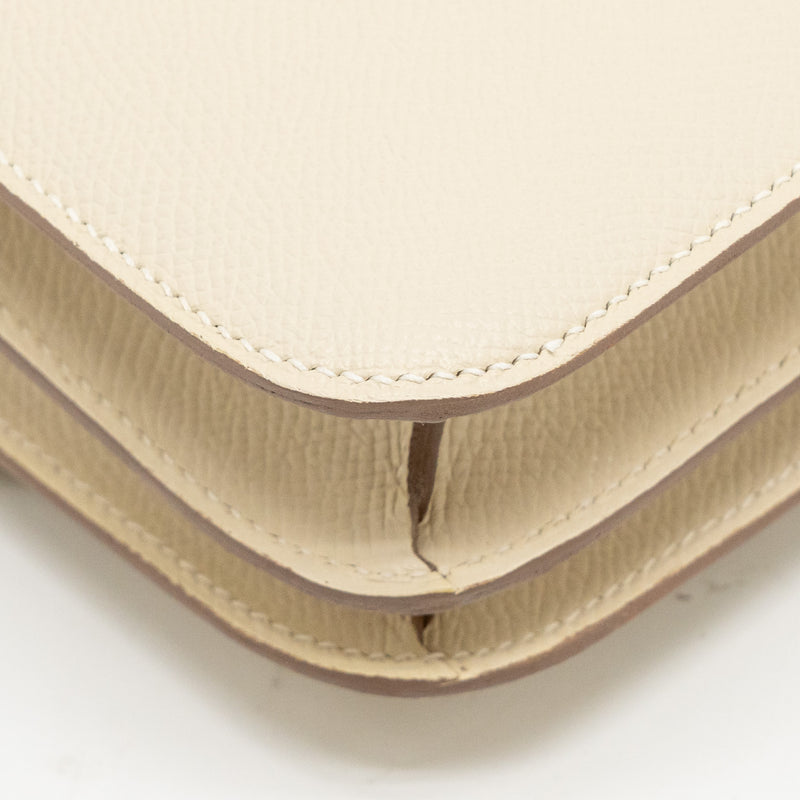 Hermes Mini Constance Epsom Craie SHW Stamp Y