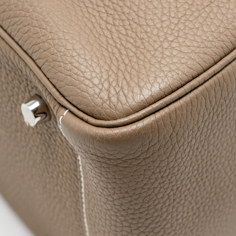 Hermes Lindy 30 Clemence Etoupe SHW Stamp D