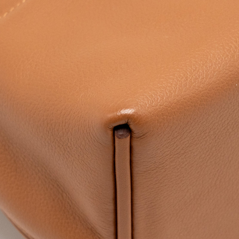 Hermes Mini 24/24 2424-21 Bag Evercolor/Swift Gold SHW Stamp Z
