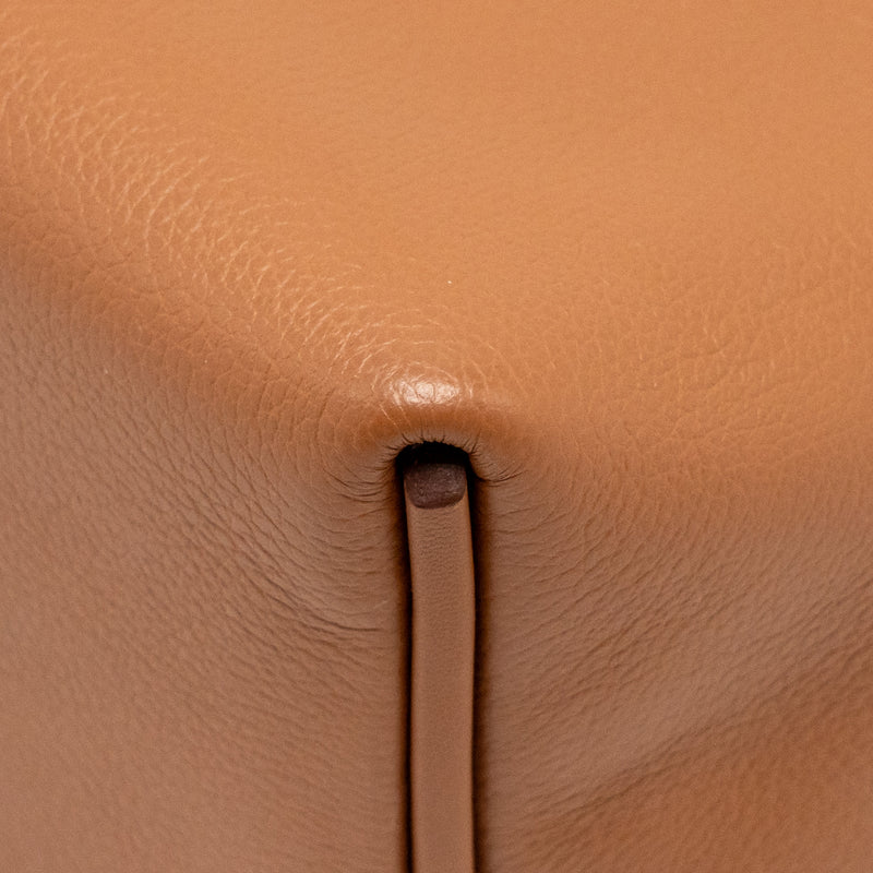 Hermes Mini 24/24 2424-21 Bag Evercolor/Swift Gold SHW Stamp Z