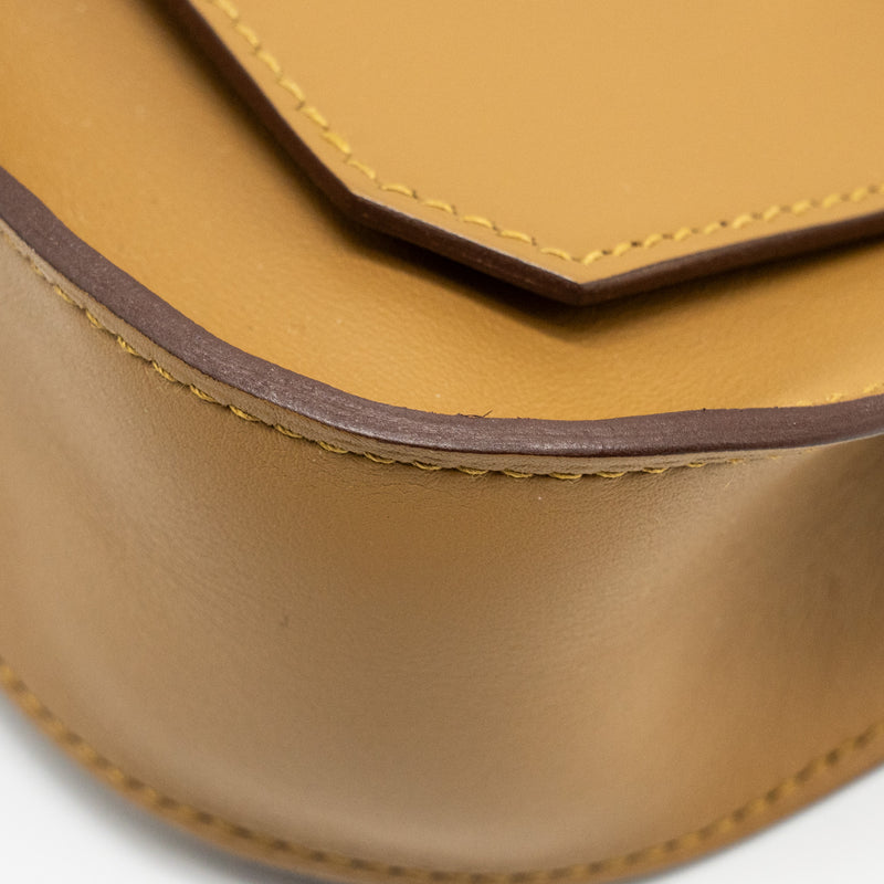 Hermes Mini Jypsiere Swift Bronze Dore/Kraft GHW Stamp W
