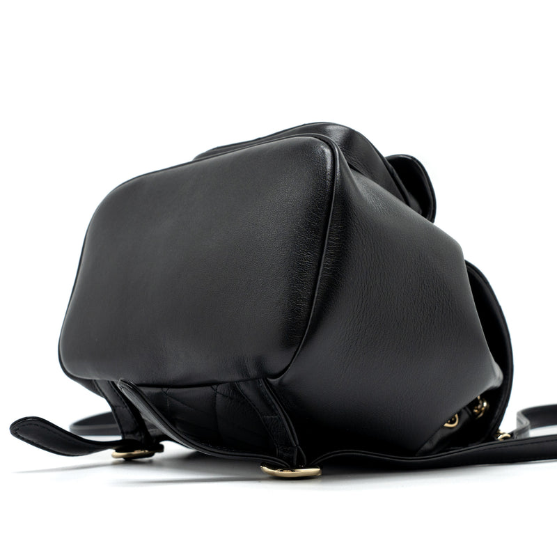 Chanel 23C Duma Mini Backpack Calfskin Black LGHW (Microchip)